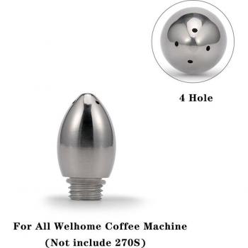 Bec universel en inox pour machine à café