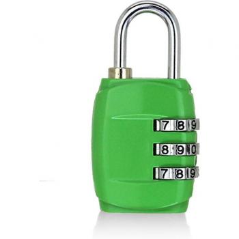 Mini 3-Digit Coded Padlock for Suitcases