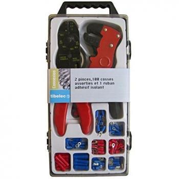 TIBELEC 2 pinces assortiment de cosses et colliers