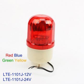 Rotating Warning Light Beacon, DC12V 24V, with Buzzer - LTE-1101J
