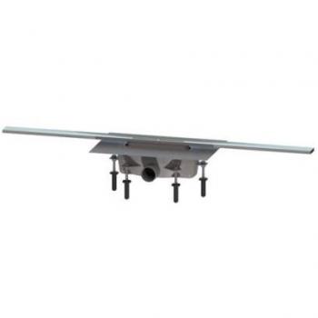 Kessel Linearis Infinity - Douchegoot 100 cm, Inox brossé, joint d'eau 50 mm