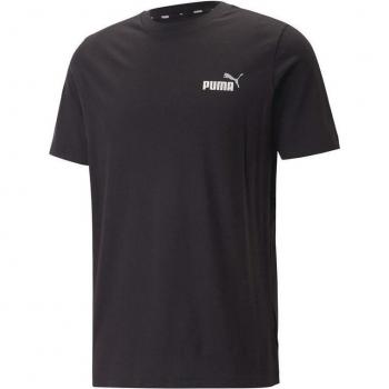 Camiseta Puma ESS+ 2 Col Small Log Hombre Negro