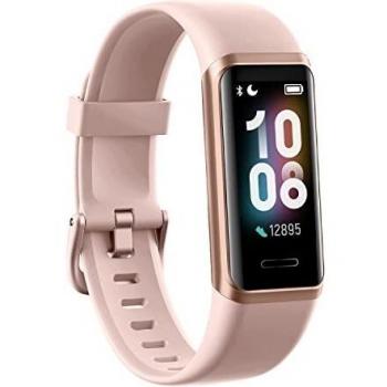 Smartwatch con contapassi, orologio sportivo, cardiofrequenzimetro da polso e smartband compatibile con Android e iOS