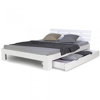 Lit double à tiroirs, modèle HomeStyle4U – 2249