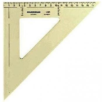 Kunststoff-Zeichendreieck 32 cm, transparent mit mm-Teilung