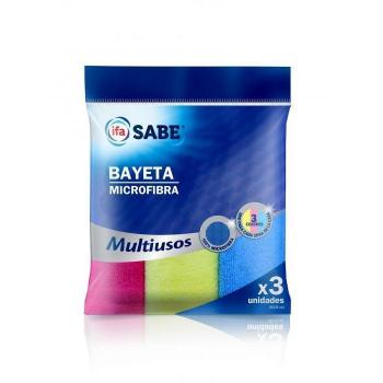 BAYETAS MICROFIBRA MULTIUSOS IFA SABE 3UD