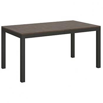 Table extensible 90x160/420 cm – Everyday Evolution Noyer & Anthracite