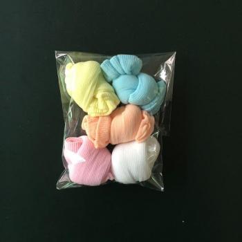Cute Candy Color Baby Socks - 10pcs (5 Pairs) for 0-24 Months