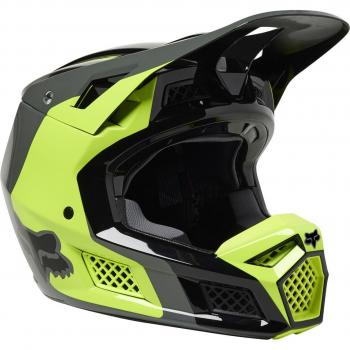FOX - Casco V3 RS Efekt Fluorescent Giallo Nero,Grigio,Giallo,Alta visibilità S