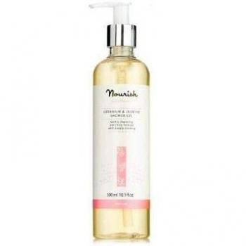 Nourish London Geranium and Jasmine Bath & Shower Gel