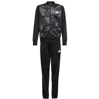 Adidas Chándal Camo TS 3 Bandas Infantil Negro/Blanco
