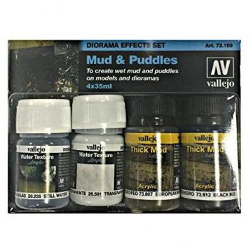 Acrylicos Vallejo 73.189 Vallejo Mud & Puddles (4x35ml)