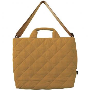 Borsa Tote Orizzontale Leggera A4 Camel