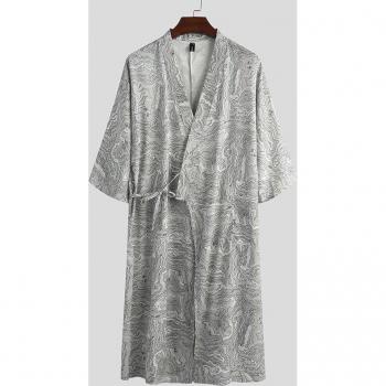 Chemise de Nuit Imprimée Homme
