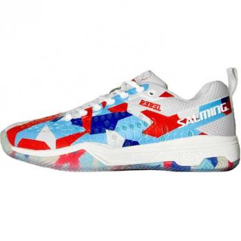 Scarpe da padel Salming Rebel Camo Bianco Rosso Blu
