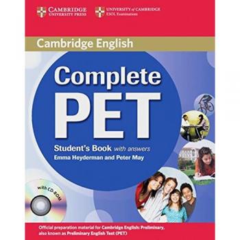 Complete PET: Student's Book with answers and CD-ROM
