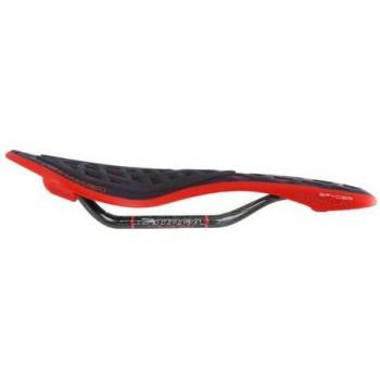 Tioga Sella Spyder Stratum Carbon Nera Rossa