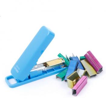 MIRUI Mini Stapler with 800 Colorful Staples