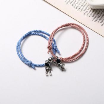 Bracelet Couple Astronaute Étoile Magnétique - 2 Pièces