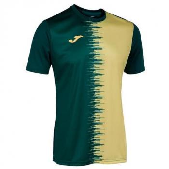 Camiseta de fútbol Joma City II manga corta hombre verde amarillo