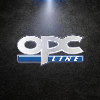 Logotipo luminoso portátil para puertas de coche Opel