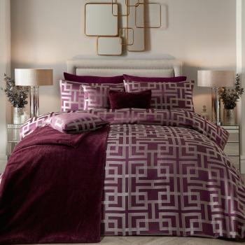 Soiree Bardon Metallic Geo Print Duvet Cover Set