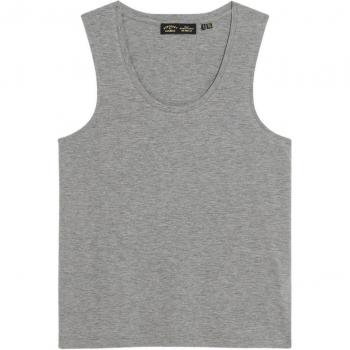 Superdry W6011849A camiseta sin mangas gris (XL)