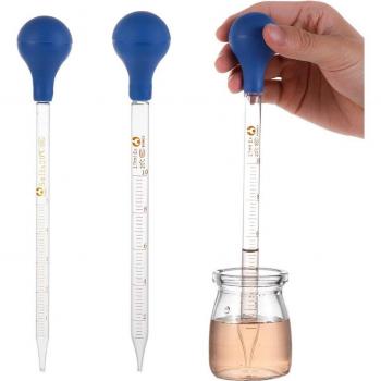 Suministros de laboratorio gotero de vidrio 10 ml