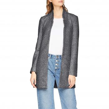 Only Onlonce Soho L/s Coatigan CC TLR, Abrigo para Mujer, Gris