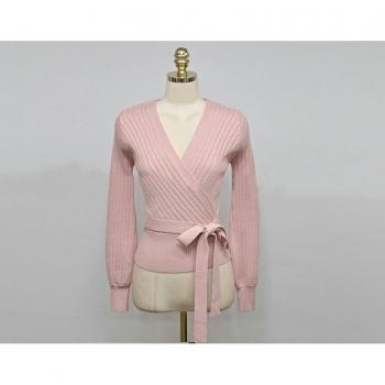 Laternenärmel Damen Strickpullover
