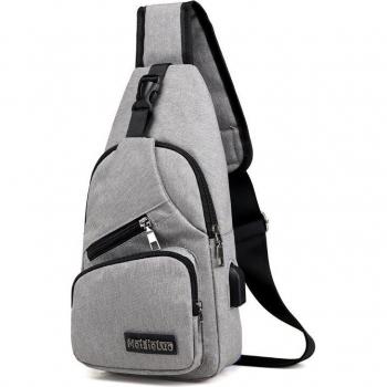 Shoulder PU Leather Men's Crossbody Bag