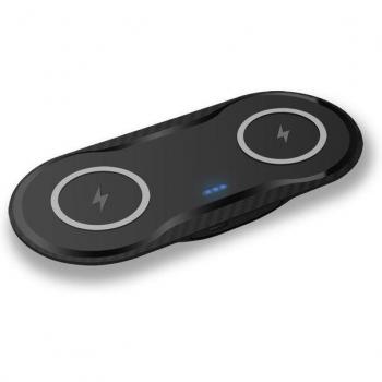 Cargador rápido inalámbrico Qi 2 en 1, 10W, para Samsung S10, S9, S8, iPhone 11 Pro, XS, Max, XR, 8 Plus