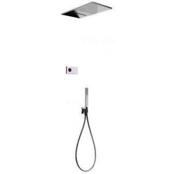 Douche thermostatique encastrée avec contrôle électronique blanc TRES 092863