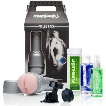 Superskin Fleshjack Diskrete Masturbationseinheit – Value Pack