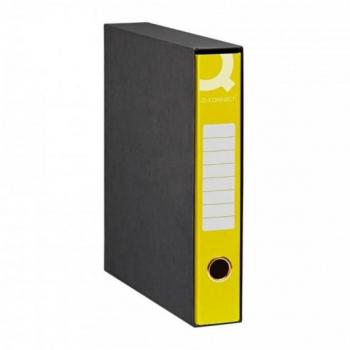 Registratore commerciale Q-Connect dorso 5 cm - 23x30 cm - giallo