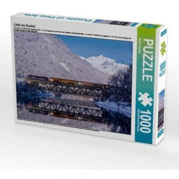 CALVENDO Puzzle Licht ins Dunkel 1000 Teile Legefläche 64 x 48 cm Fotopuzzle Bild von Martin Radner