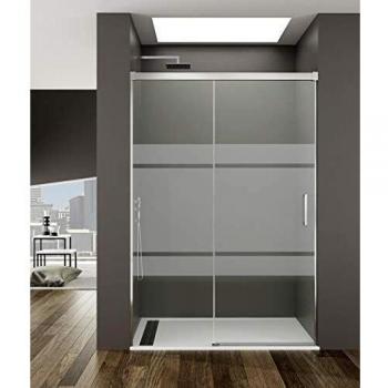 Mampara de Ducha GME Frontal Basic Fijo + Corredera 140-145 cm