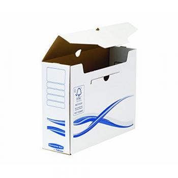 Bankers Box Archivschachtel DIN A4+ Weiß 10 x 34,2 x 25,5 cm Pappkarton 10 Stück