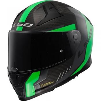 Casco Integral LS2 FF811 Vector II C Grid Verde Mate Fluorescente