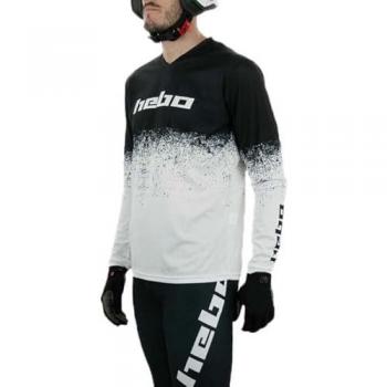Maglia Hebo Pro Trial V Trial Dripped Bianca