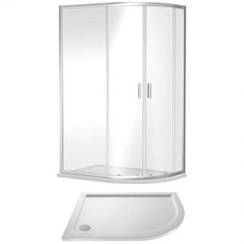 Offset Quadrant Shower Enclosure Shower Tray Right Hand 1200 x 800mm