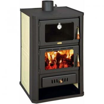 Estufa Prity FG W15: Leña + Horno para Sistema Central – 19 kW Total