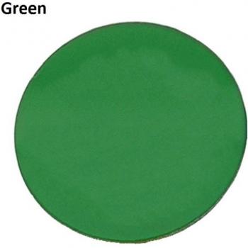 Filtre optique 32mm en verre pour microscope biologique - transparent, vert, bleu, jaune, givré, blanc (1 pièce)