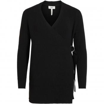 Cardigan Fae Thess Donna Maniche Lunghe Nero S