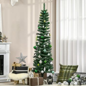 5.5FT Artificial Snow Dipped Christmas Tree - Green