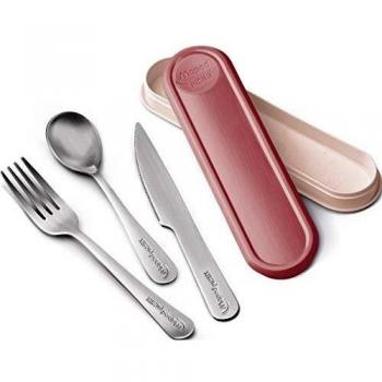 Posate Set Rosso Mattone Maped