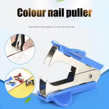 6 Stck Mini Klammer Entferner extra Breite Edelstahl Backen Bürobedarf LFX-ING