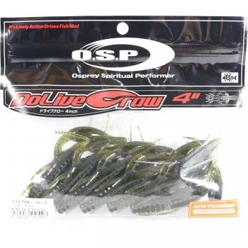 Olive Crawl Soft Lure 4 W-001