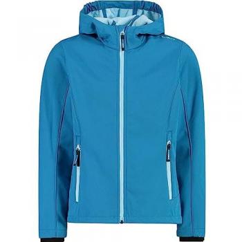 CMP Fix Hood Softshell Kinder Kapuzenjacke hellblau