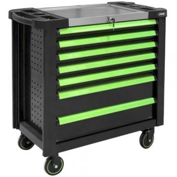 Chariot Outils Professionnel 7 Tiroirs Vert